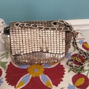 Topshop chainmail purse